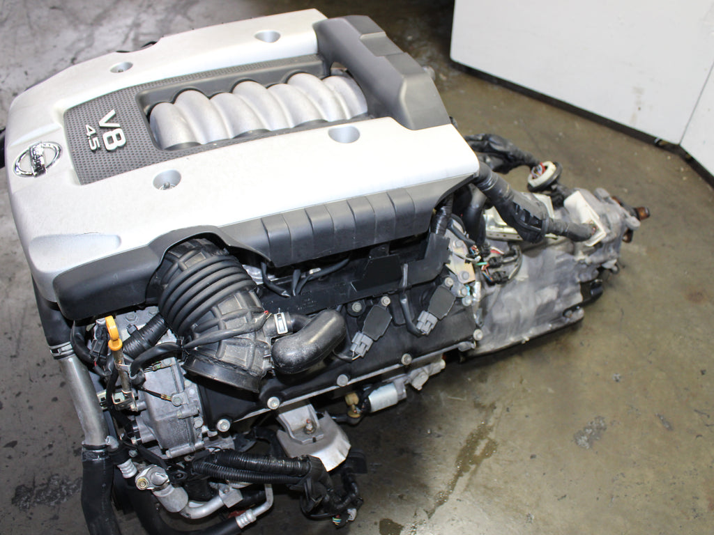 JDM 2006-2010 Infini M45 Motor VK45DE 4.5L 8 Cyl Engine Auto Trans RWD