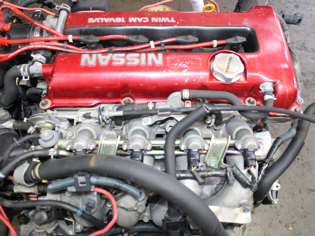 JDM 1991-1997 Nissan Bluebird Red Top SR20 2.0L 16V Turbo SR20DET 4 Cyl Engine | JDM Engine Direct