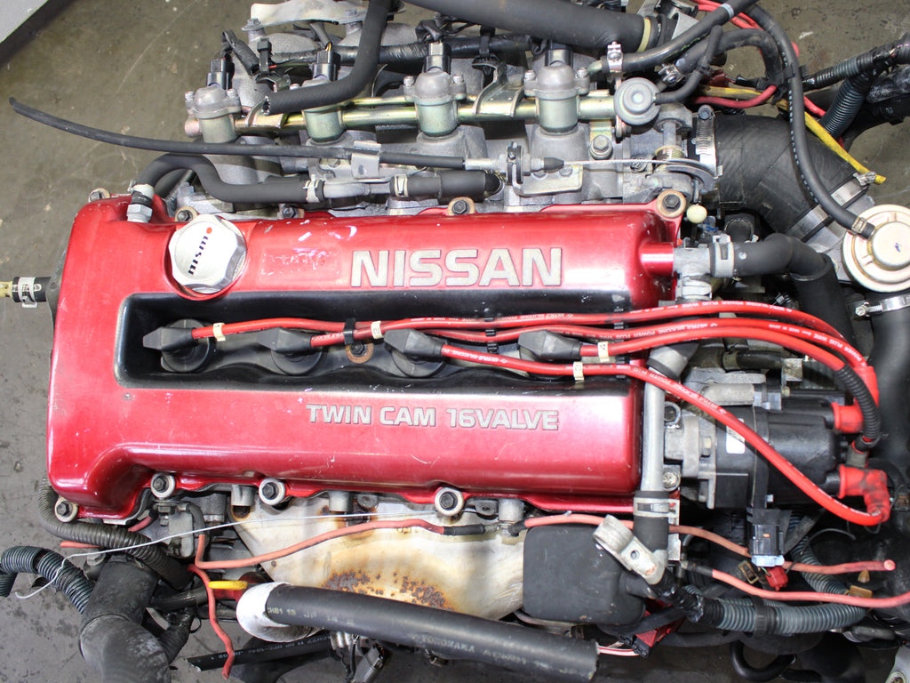 JDM 1991-1997 Nissan Bluebird Red Top SR20 2.0L 16V Turbo SR20DET 4 Cyl Engine | JDM Engine Direct