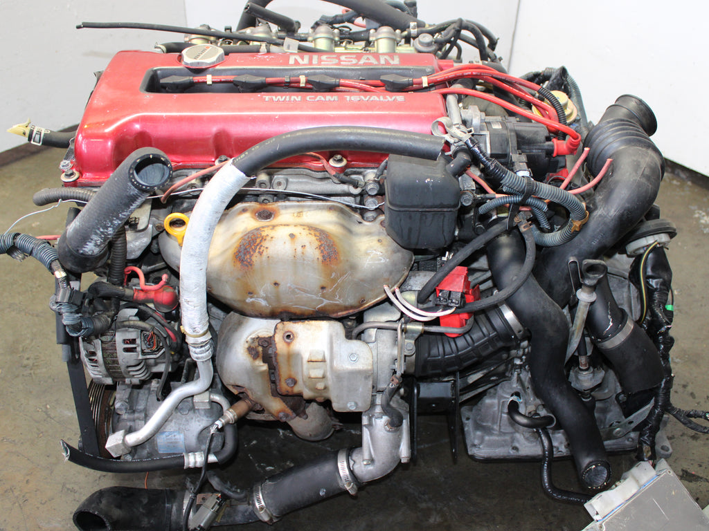 JDM 1991-1997 Nissan Bluebird Red Top SR20 2.0L 16V Turbo SR20DET 4 Cyl Engine | JDM Engine Direct