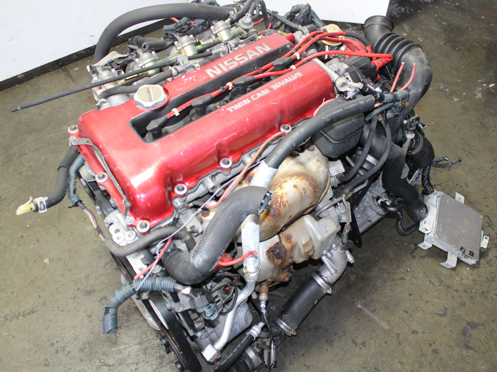 JDM 1991-1997 Nissan Bluebird Red Top SR20 2.0L 16V Turbo SR20DET 4 Cyl Engine | JDM Engine Direct