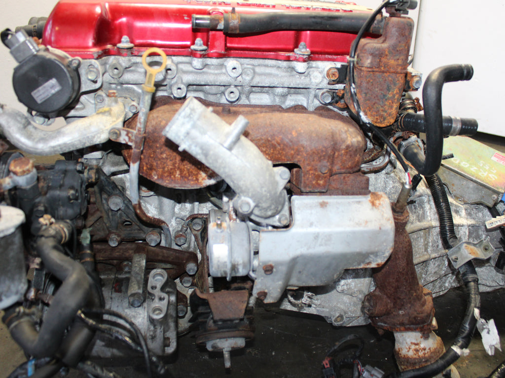 JDM 1990-1994 Nissan Silvia S13 Red Top Motor 5 speed SR20DET 2.0L 4 Cyl Engine | JDM Engine Direct