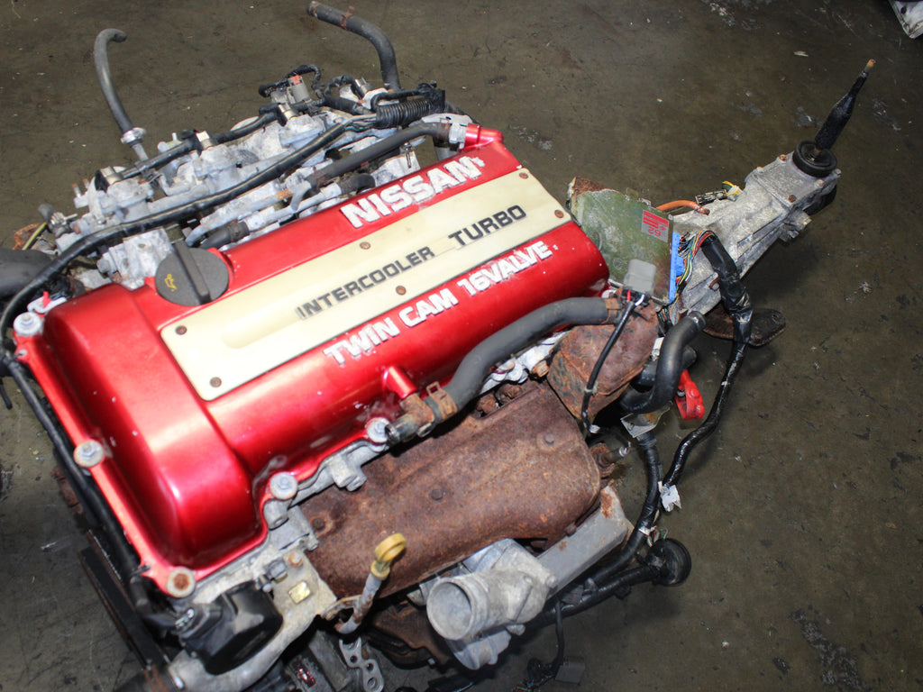 JDM 1990-1994 Nissan Silvia S13 Red Top Motor 5 speed SR20DET 2.0L 4 Cyl Engine | JDM Engine Direct