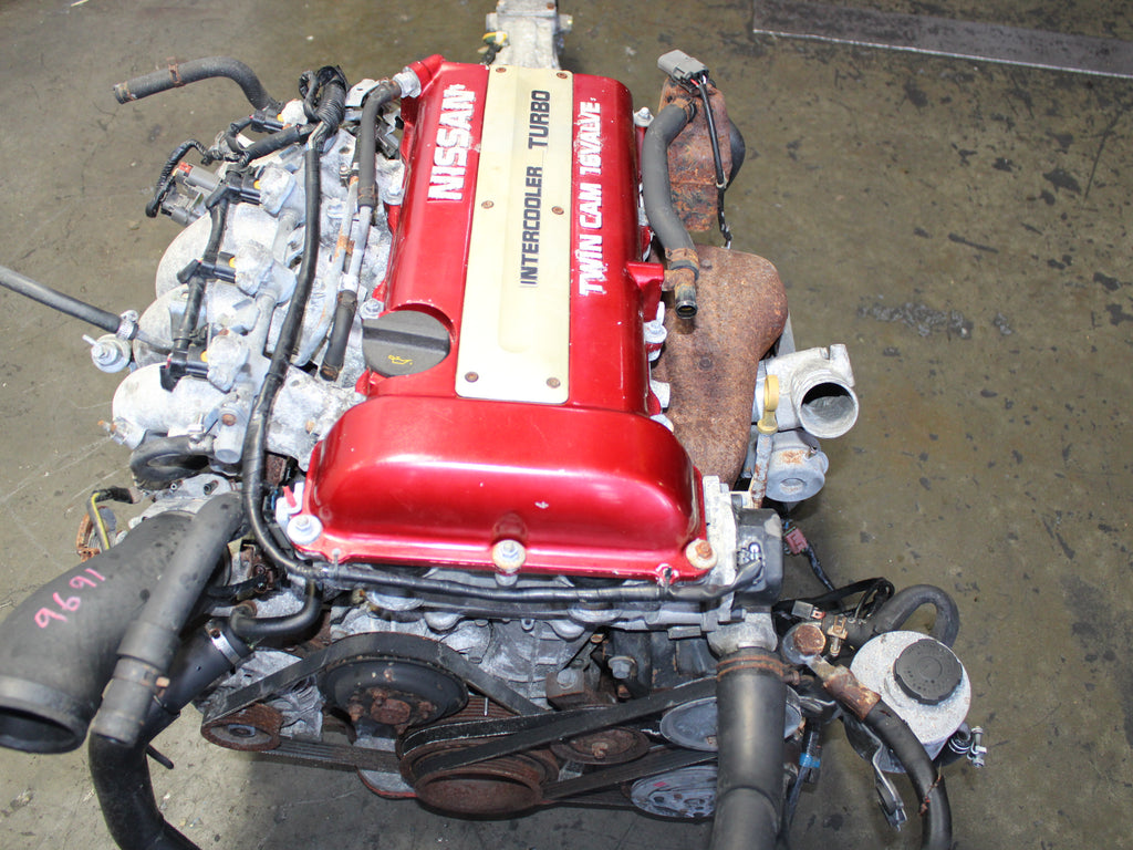 JDM 1990-1994 Nissan Silvia S13 Red Top Motor 5 speed SR20DET 2.0L 4 Cyl Engine | JDM Engine Direct