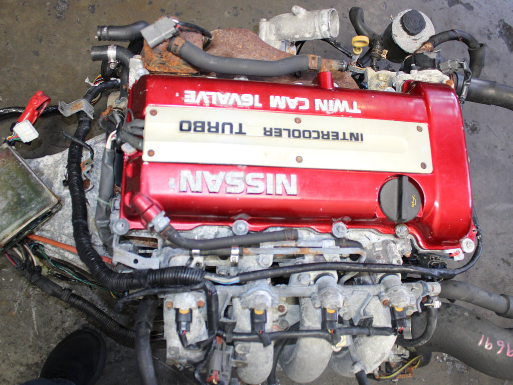 JDM 1990-1994 Nissan Silvia S13 Red Top Motor 5 speed SR20DET 2.0L 4 Cyl Engine | JDM Engine Direct