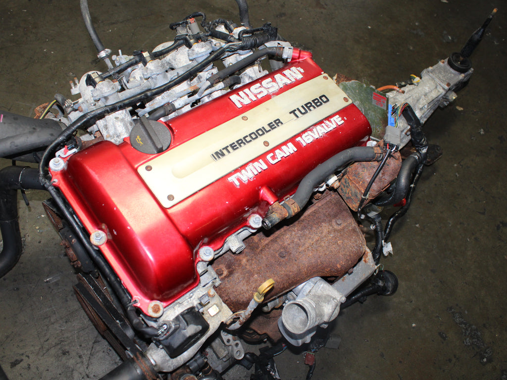 JDM 1990-1994 Nissan Silvia S13 Red Top Motor 5 speed SR20DET 2.0L 4 Cyl Engine | JDM Engine Direct