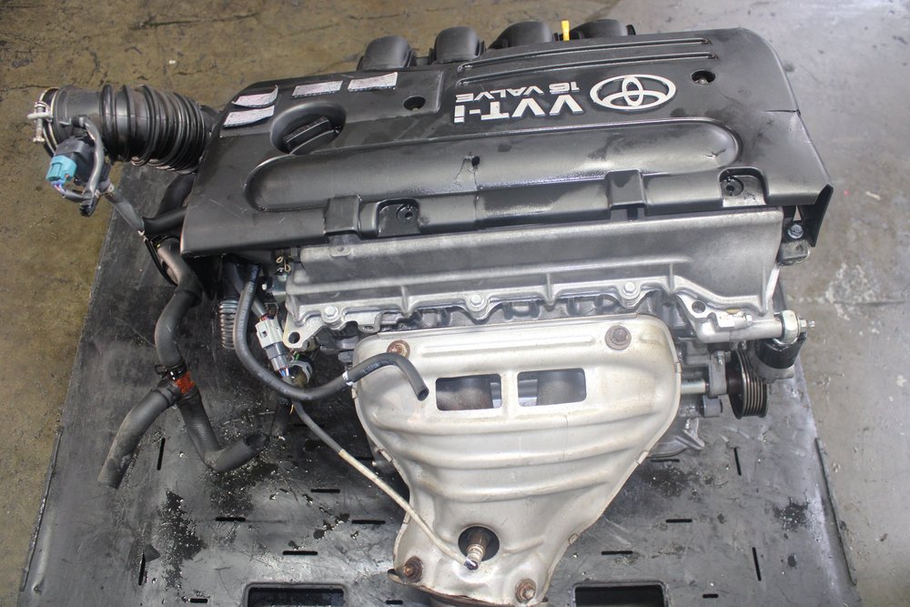 JDM 2000-2005 Toyota Celica GT, 2000-2008 Toyota Corolla, 2003-2008 Toyota Matrix Motor 1ZZFE 1.8L 4 Cyl Engine | JDM Engine Direct