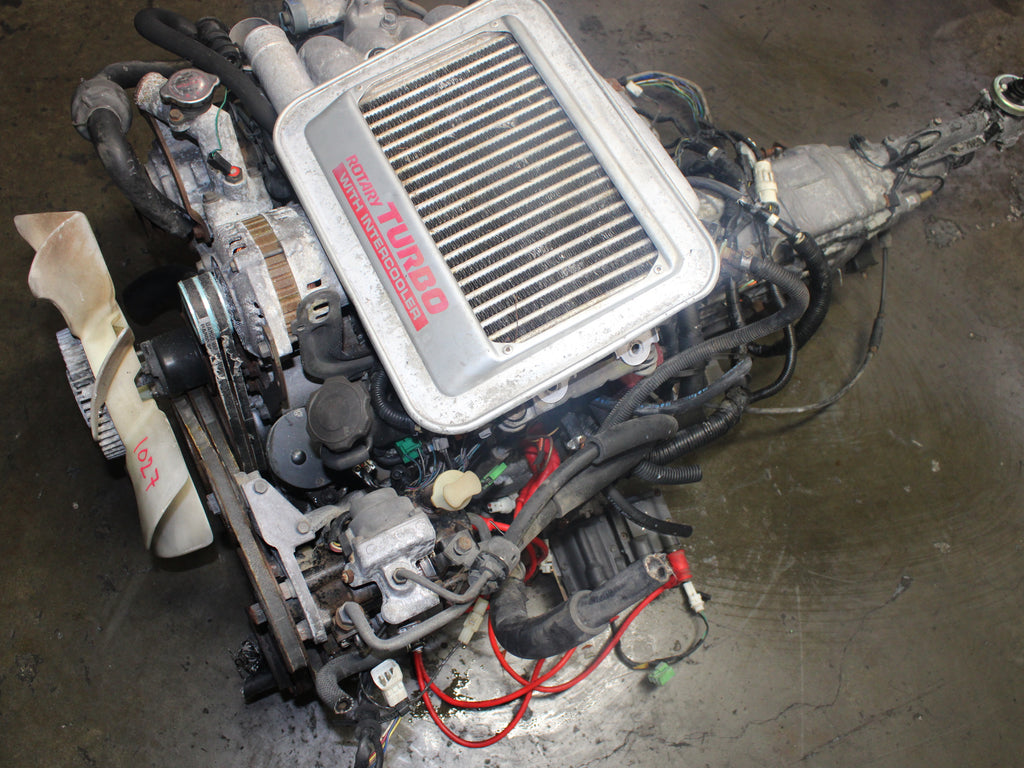 JDM 1987-1991 Mazda RX7 Turbo II FC3S Motor 5 Speed 13B-RX7-1GEN 1.3L 4 Cyl Engine