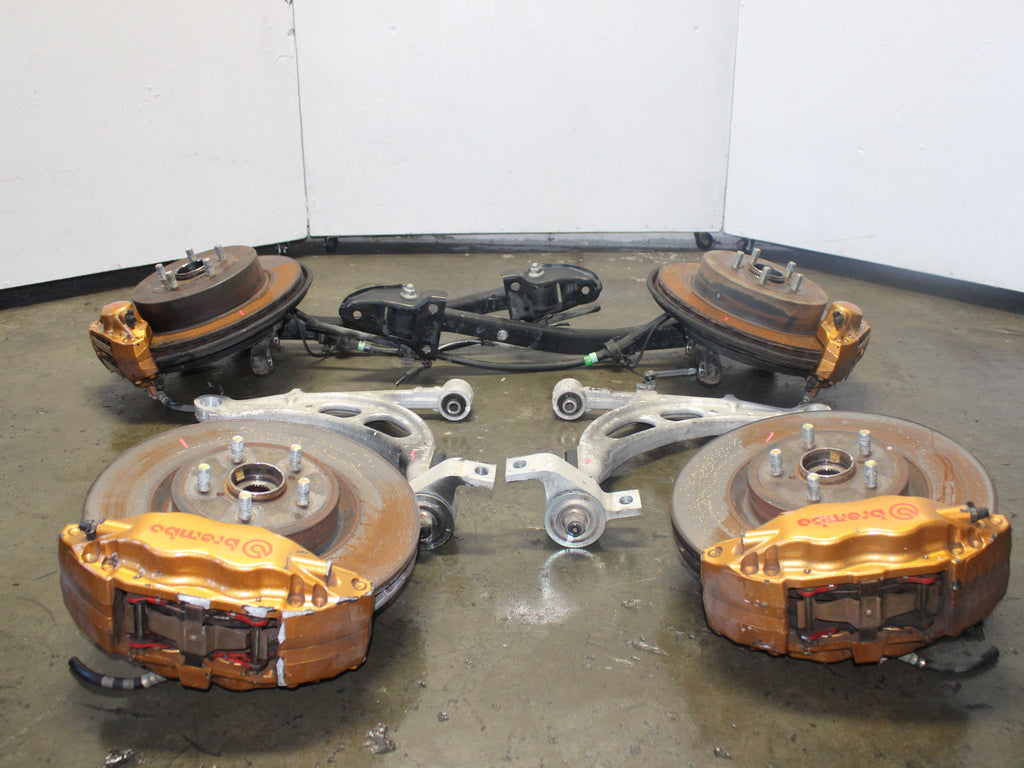 JDM 2003-2008 Subaru Forester STI SG9 5X100 Brembo Brakes Rotors, Control Arm