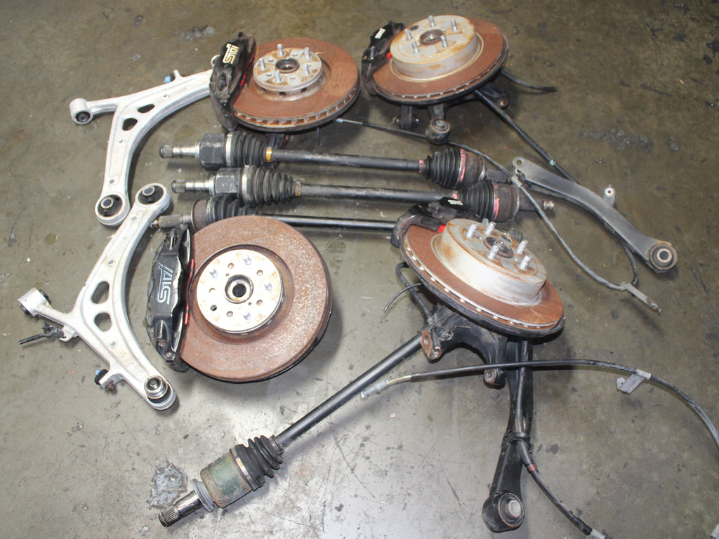 JDM 2008-2014 Subaru WRX STI 5X114.3 Brembo Brakes Rotors, Control Arm, Axles | JDM Engine Direct