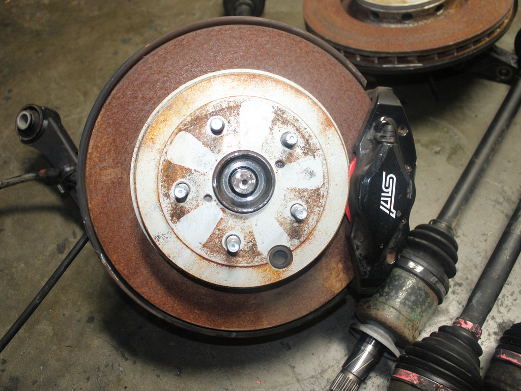 JDM 2008-2014 Subaru WRX STI 5X114.3 Brembo Brakes Rotors, Control Arm, Axles | JDM Engine Direct