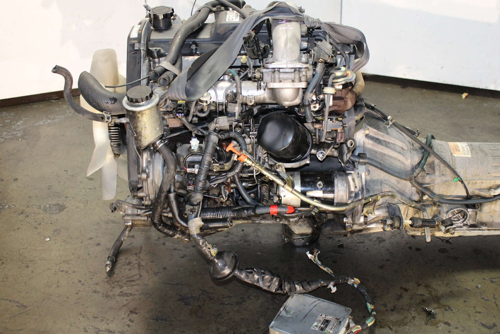 JDM 1990-1995 Toyota 4Runner Hilux Surf Turbo Diesel Motor 1KZ-TE AWD Transmission 3.0L 4 Cyl Engine | JDM Engine Direct