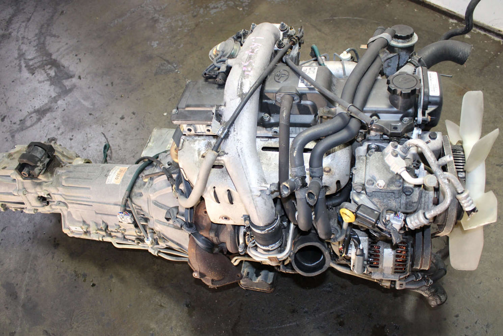 JDM 1990-1995 Toyota 4Runner Hilux Surf Turbo Diesel Motor 1KZ-TE AWD Transmission 3.0L 4 Cyl Engine | JDM Engine Direct