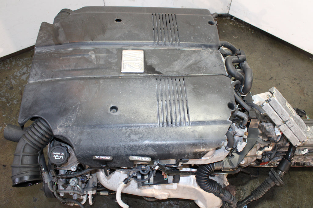 JDM 1997-2004 Toyota Century V12 Motor Transmission 1GZ-FE 5.0L 12 Cyl Engine