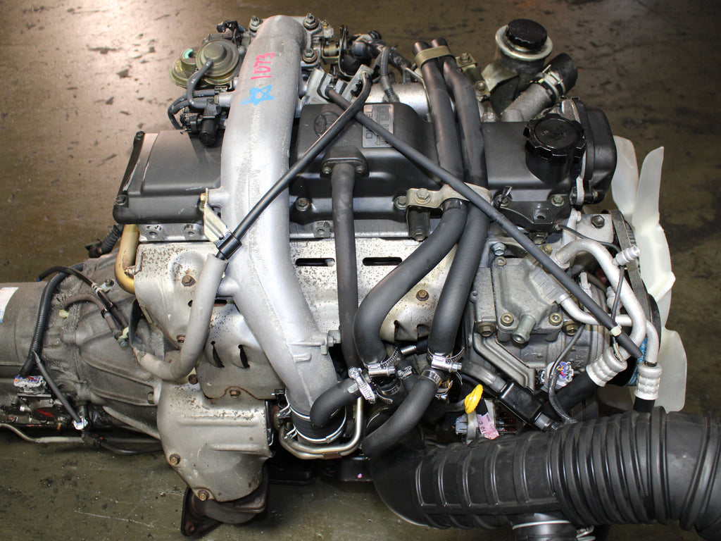 JDM 90-95 Toyota 4Runner Hilux Surf Turbo Diesel Engine Motor AWD A/T Transmission 3.0L JDM 1KZ-TE