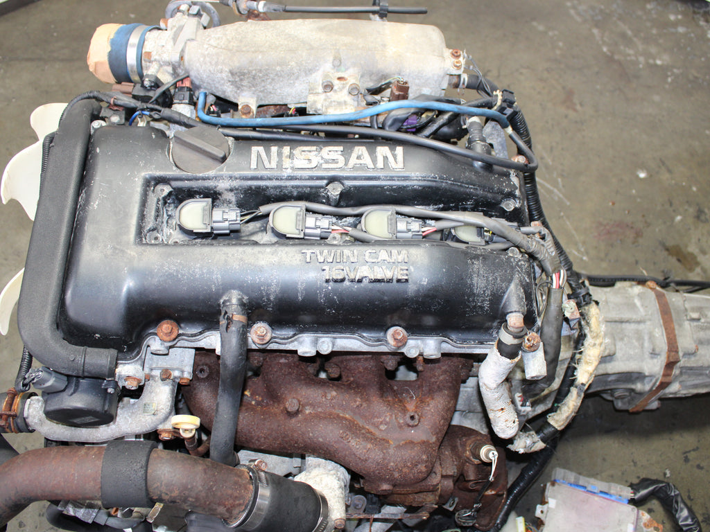 JDM Nissan 240SX S14 Motor 5 speed SR20DET 2.0L 4 Cyl Engine