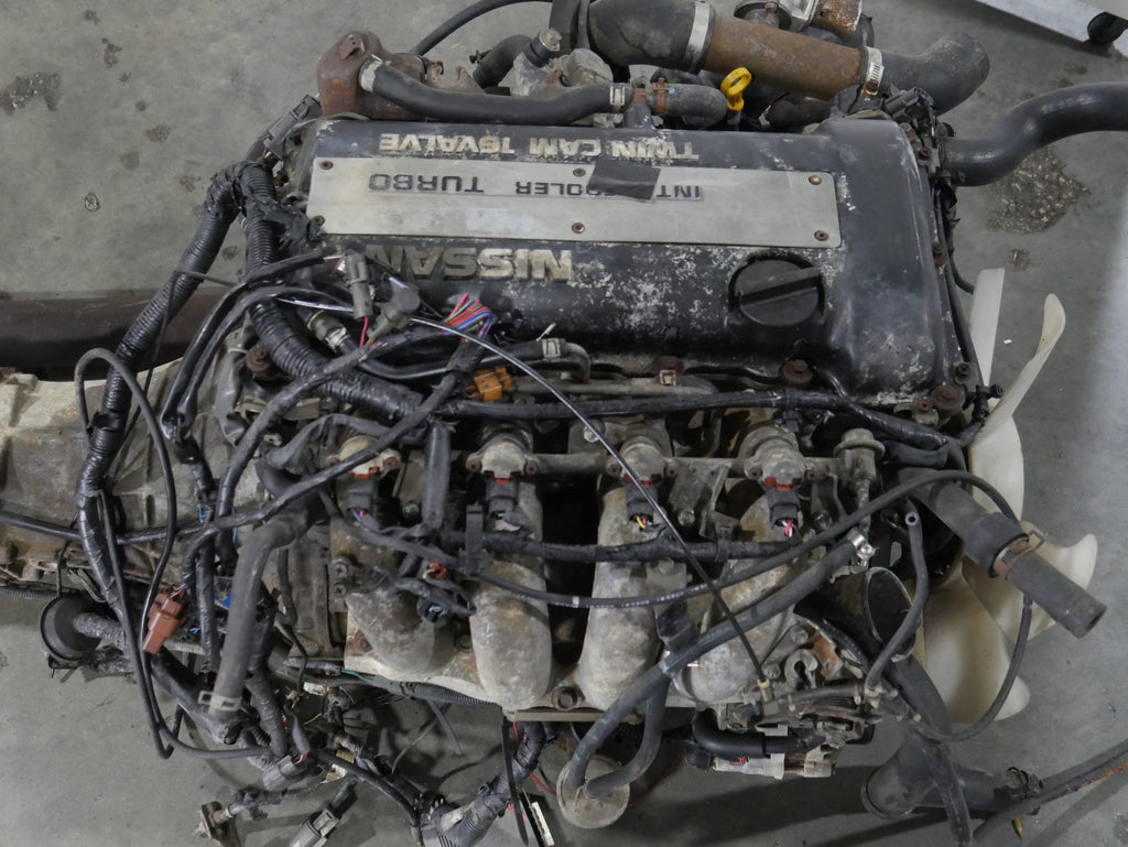 JDM 1990-1994 Nissan Silvia S13 Motor 5 speed SR20DET 2.0L 4 Cyl Engine