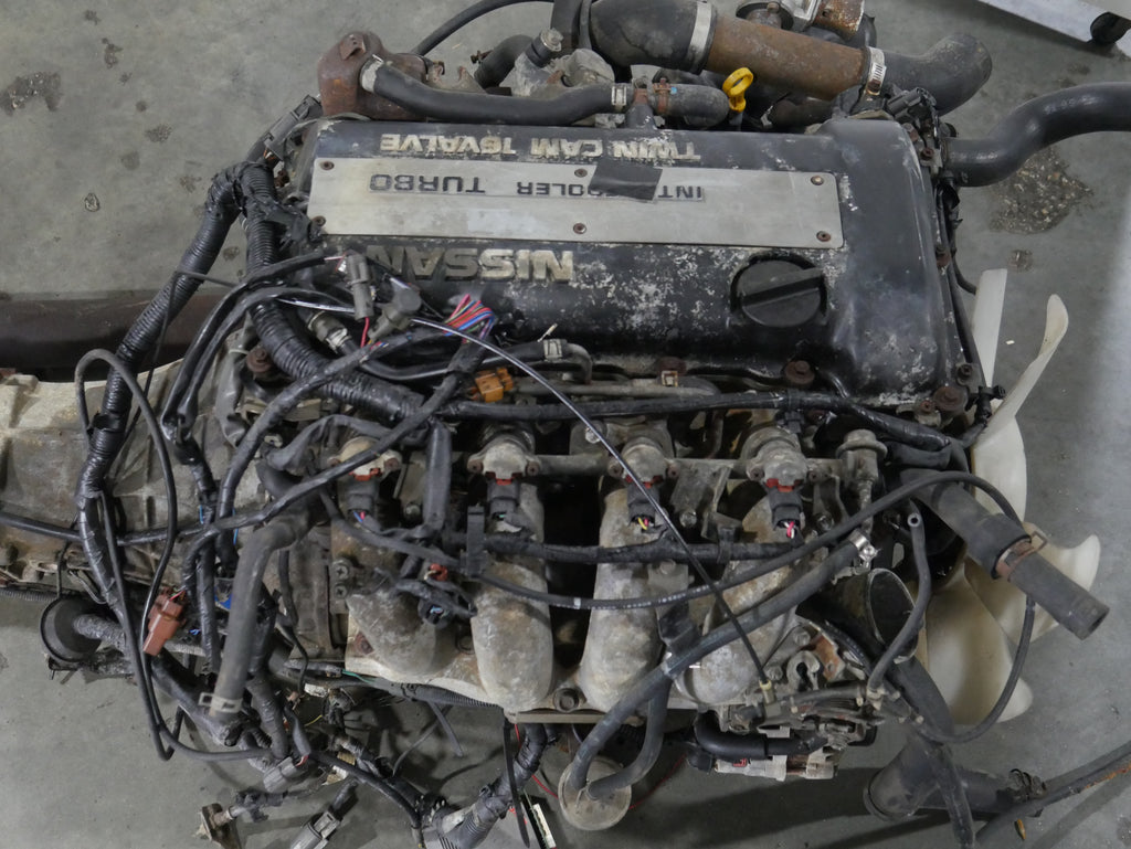 JDM 1990-1994 Nissan Silvia S13 Motor 5 speed SR20DET 2.0L 4 Cyl Engine | JDM Engine Direct