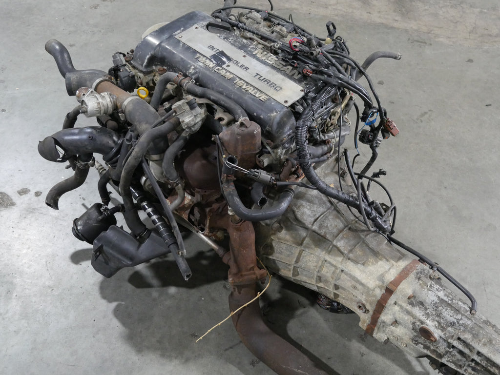 JDM 1990-1994 Nissan Silvia S13 Motor 5 speed SR20DET 2.0L 4 Cyl Engine | JDM Engine Direct
