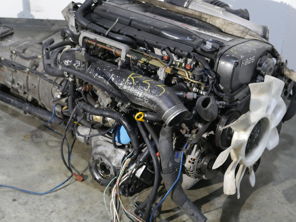 JDM 1995-1997 Nissan Skyline GT-R R33 Motor AWD 5 Speed RB26DETT 2.6L 6 Cyl Engine