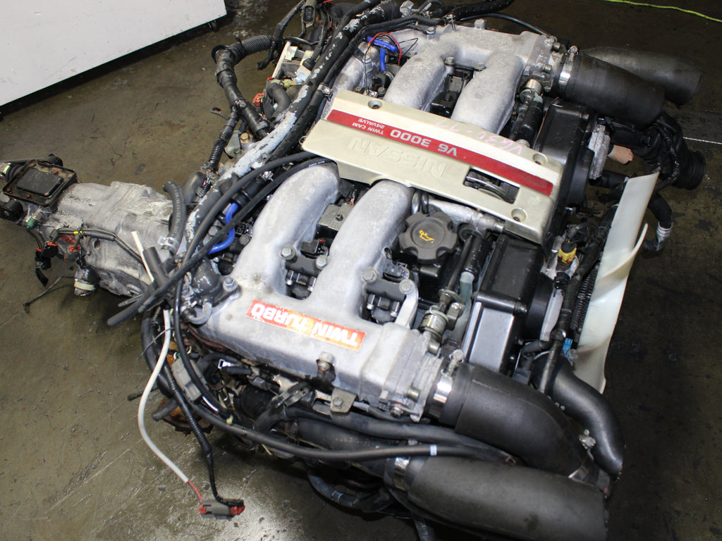 JDM 1990-1996 Nissan 300zx Motor Twin Turbo VG30DETT 3.0L 6 Cyl Engine 5 Speed