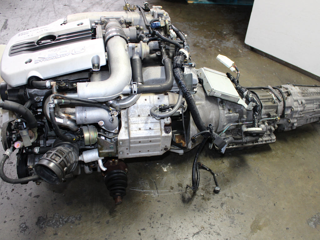 JDM 1998-2002 Nissan Skyline R34 GTT 2.5L Turbo AWD Motor & Transmission 6 Cyl Engine