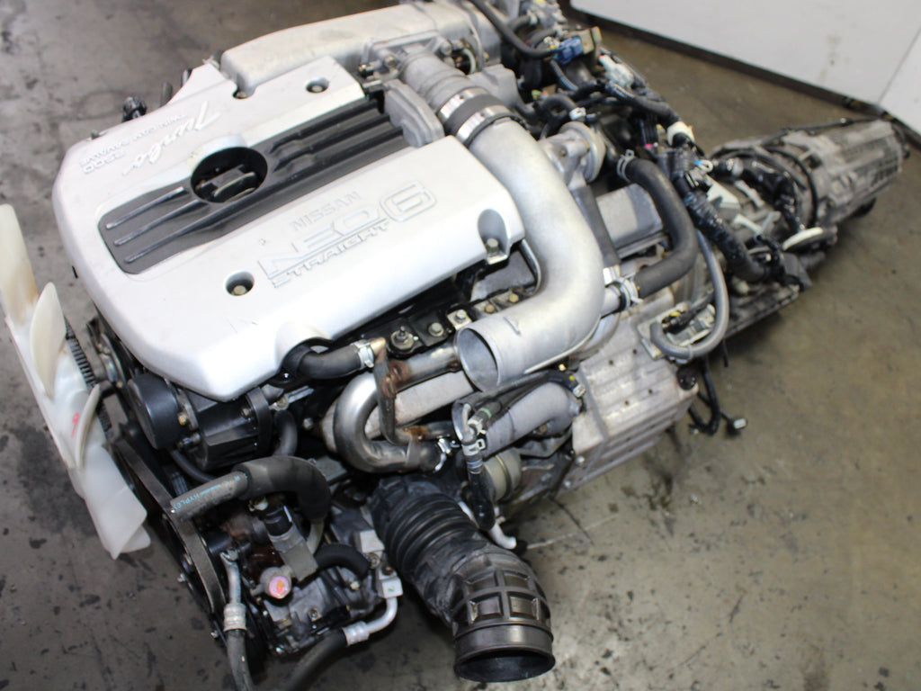 JDM 1998-2002 Nissan Skyline R34 GTT 2.5L Turbo AWD Motor & Transmission 6 Cyl Engine