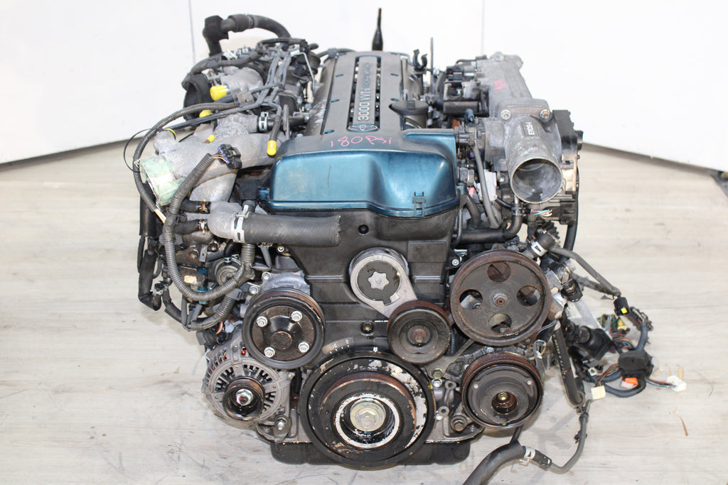 JDM 1997-2001 Toyota Supra Turbo JZA80 Motor 5-Speed R154 Manual Transmission 2JZ-GTE VVTi 3.0L 6 Cyl Engine