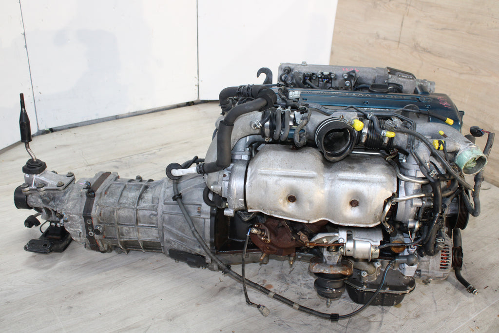 JDM 1997-2001 Toyota Supra Turbo JZA80 Motor 5-Speed R154 Manual Transmission 2JZ-GTE VVTi 3.0L 6 Cyl Engine