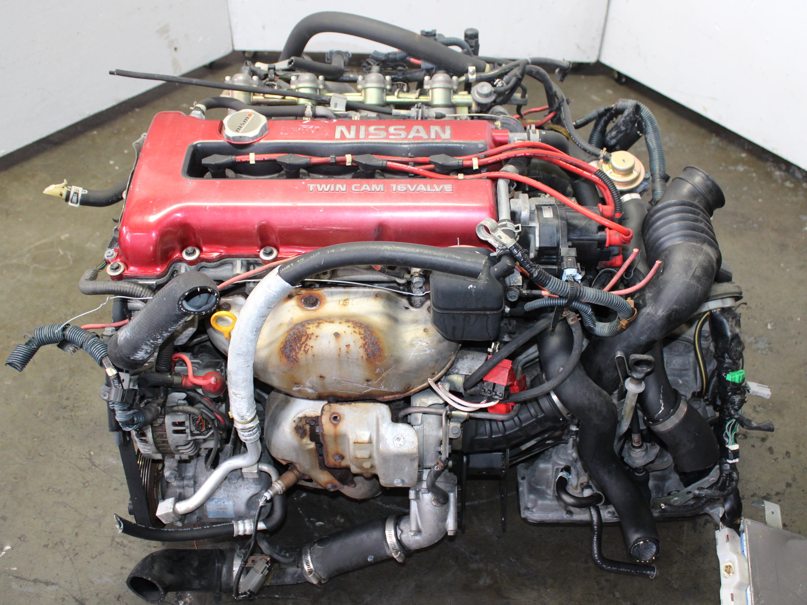 JDM 1991-1997 Nissan Bluebird Red Top SR20 2.0L 16V Turbo SR20DET 4 Cyl Engine | JDM Engine Direct