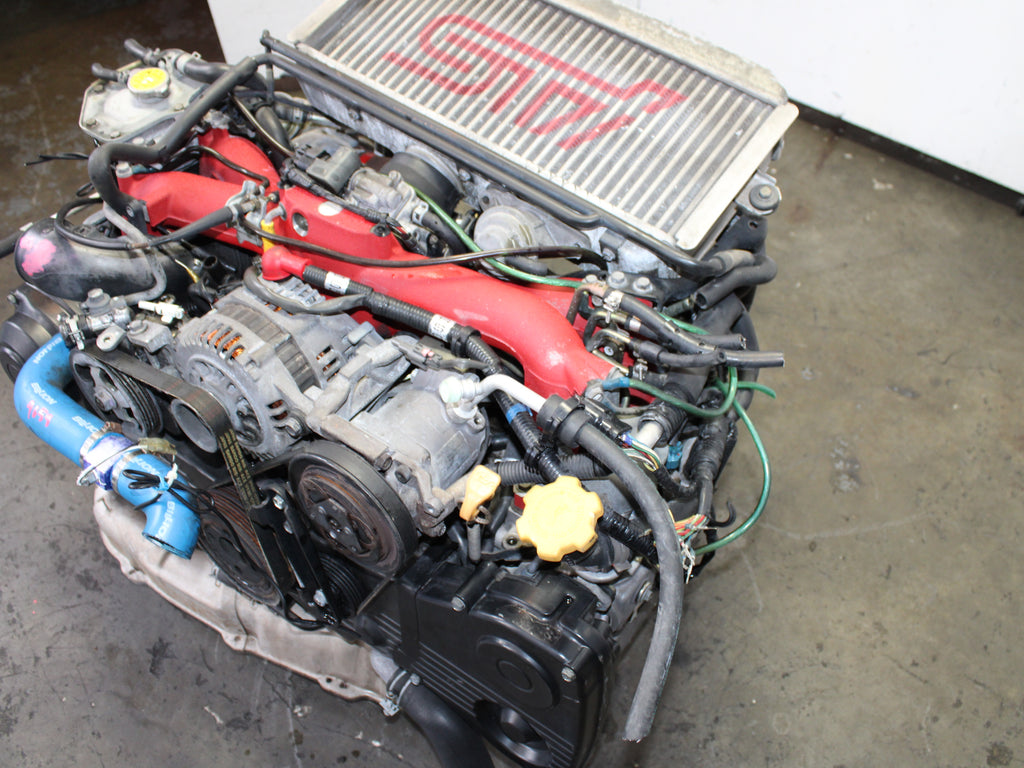 JDM 2002-2003 Subaru Impreza WRX STI V7 Motor EJ207 2.0L 4 Cyl Engine