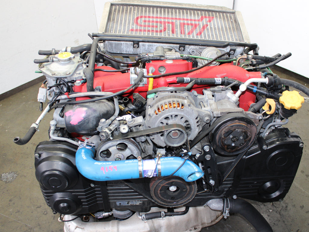 JDM 2002-2003 Subaru Impreza WRX STI V7 Motor EJ207 2.0L 4 Cyl Engine