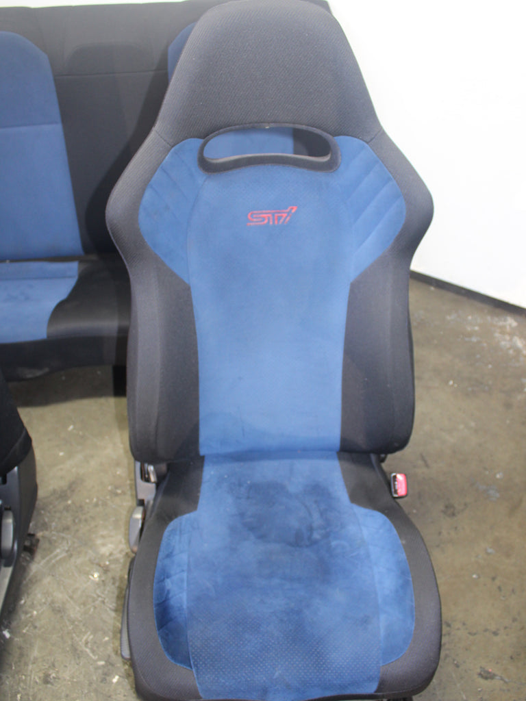 JDM 2002-2007 Subaru WRX STi V7 V8 V9 Front & Rear Seats With Rails