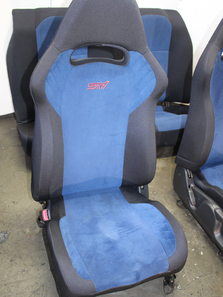 JDM 2002-2007 Subaru WRX STi V7 V8 V9 Front & Rear Seats With Rails