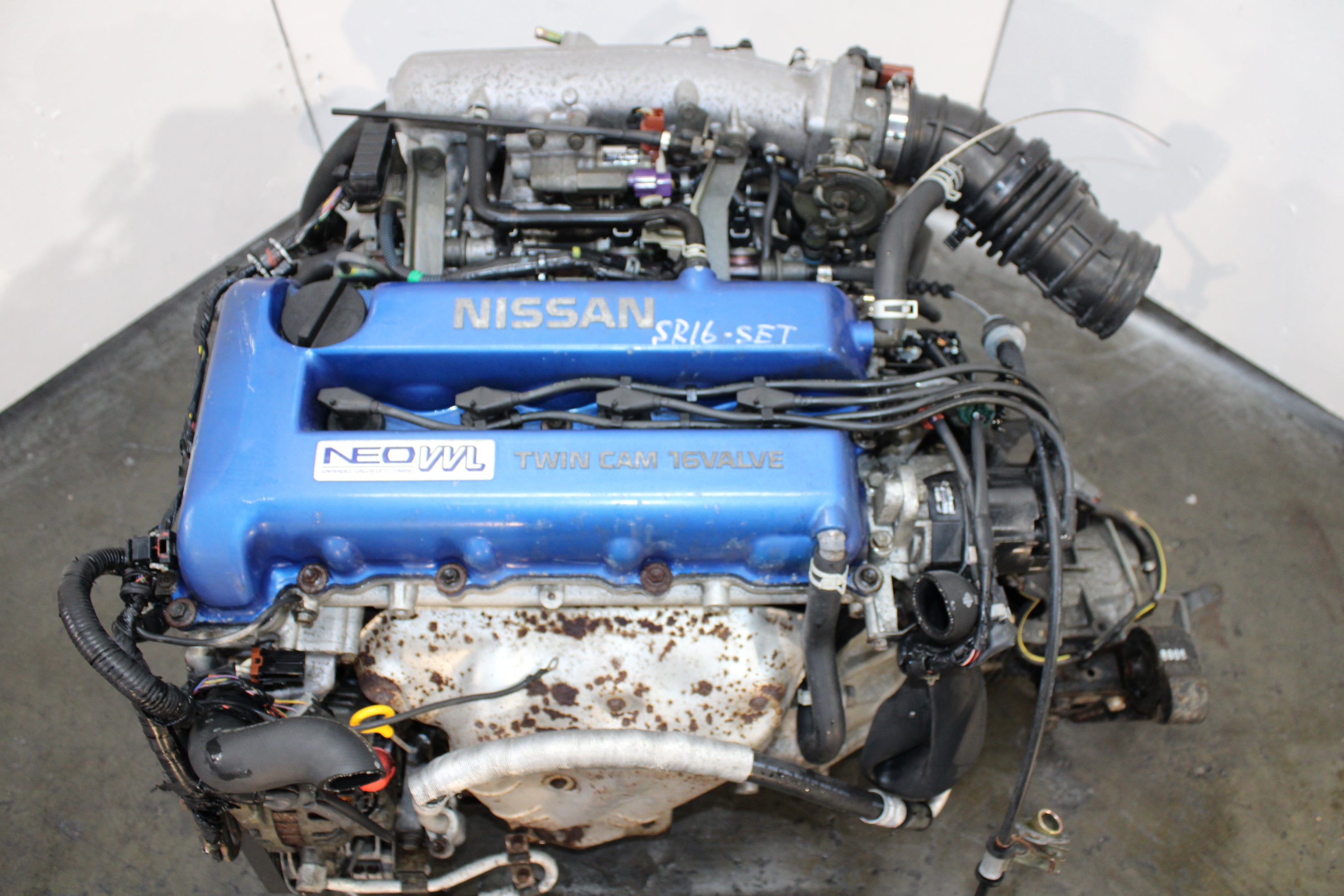JDM 1995-2000 Nissan Pulsar VZ-R N15 Motor LSD 5 Speed SR16VE 1.6L 4 Cyl Engine