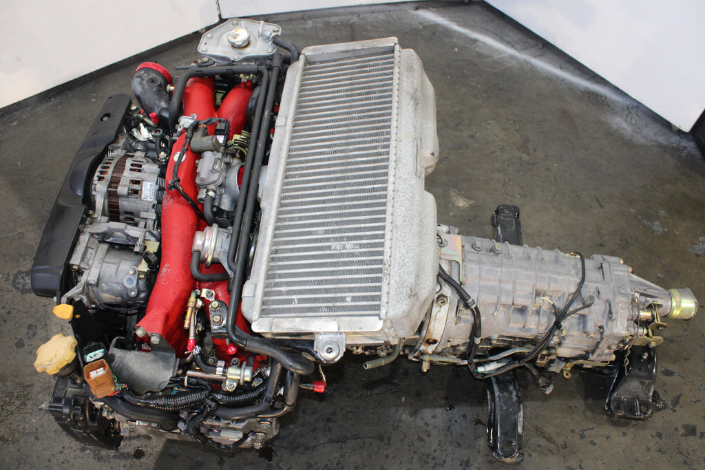 JDM 2002 2003 Subaru Impreza WRX STI V7 Motor 6 Speed Manual EJ207 2.0L 4 Cyl Engine