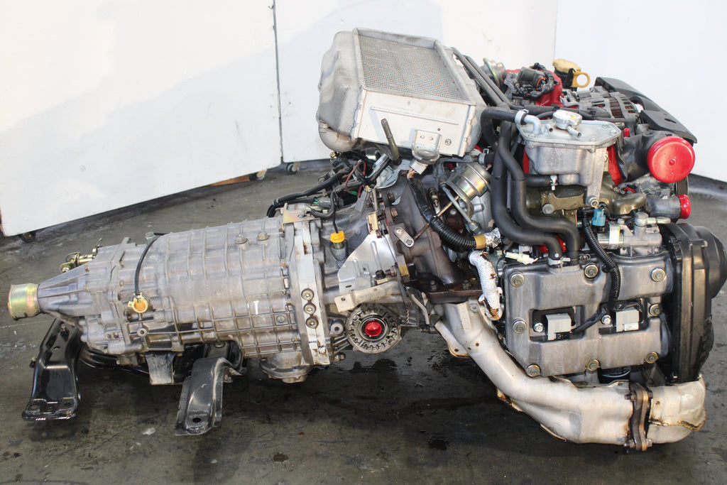 JDM 2002 2003 Subaru Impreza WRX STI V7 Motor 6 Speed Manual EJ207 2.0L 4 Cyl Engine