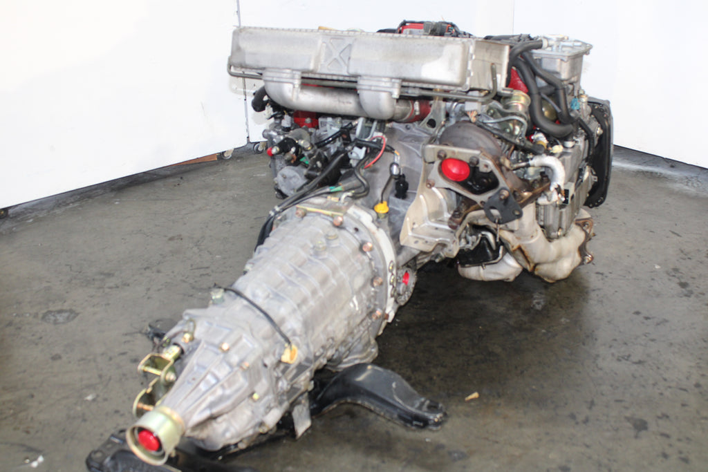 JDM 2002 2003 Subaru Impreza WRX STI V7 Motor 6 Speed Manual EJ207 2.0L 4 Cyl Engine