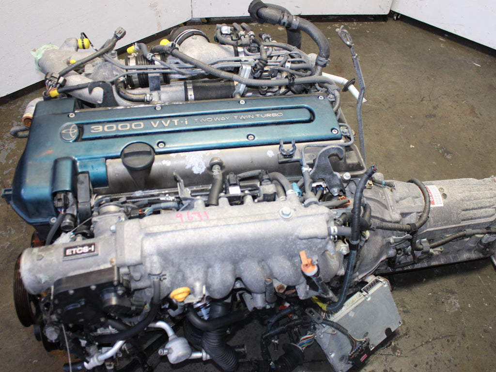 JDM 1997-2004 Toyota Gs300 Motor AT ECU 2JZGTE-VVTI 3.0L 6 Cyl Engine