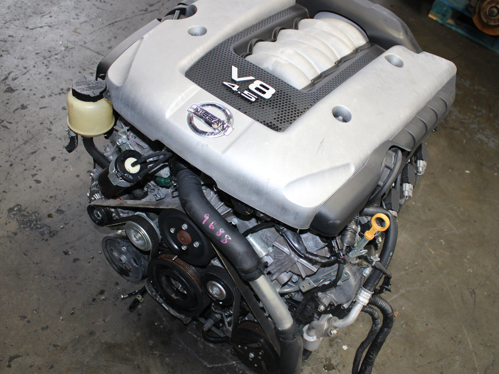 JDM 2006-2010 Infini M45 Motor VK45DE 4.5L 8 Cyl Engine Auto Trans RWD