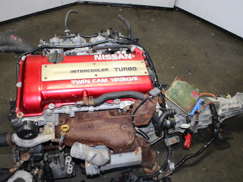 JDM 1990-1994 Nissan Silvia S13 Red Top Motor 5 speed SR20DET 2.0L 4 Cyl Engine