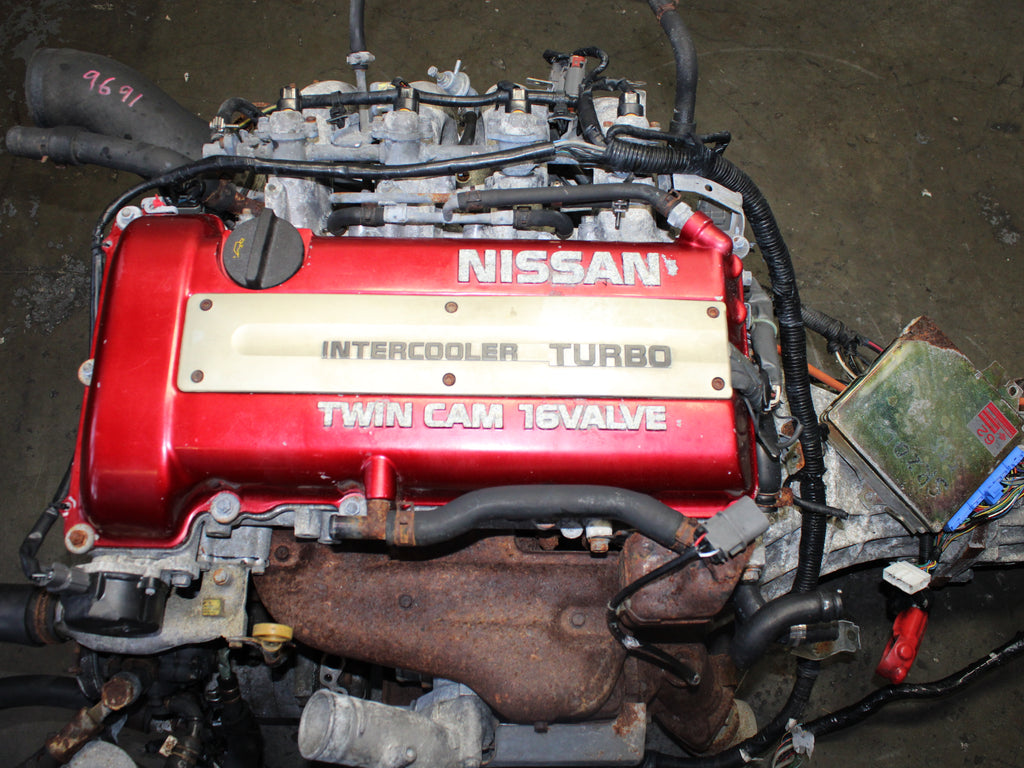 JDM 1990-1994 Nissan Silvia S13 Red Top Motor 5 speed SR20DET 2.0L 4 Cyl Engine