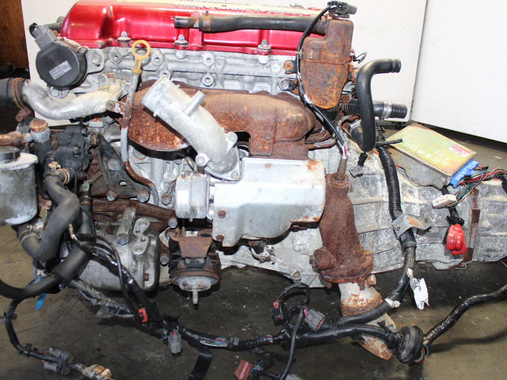 JDM 1990-1994 Nissan Silvia S13 Red Top Motor 5 speed SR20DET 2.0L 4 Cyl Engine