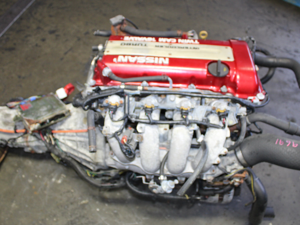 JDM 1990-1994 Nissan Silvia S13 Red Top Motor 5 speed SR20DET 2.0L 4 Cyl Engine