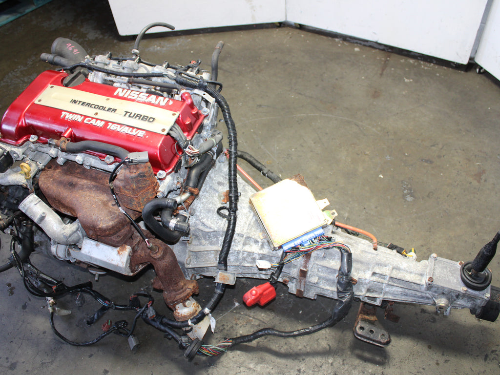 JDM 1990-1994 Nissan Silvia S13 Red Top Motor 5 speed SR20DET 2.0L 4 Cyl Engine