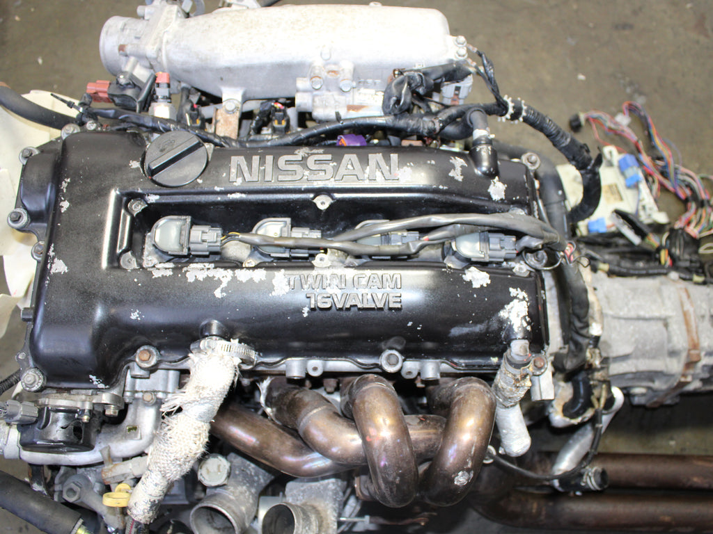 JDM 1994-1998 Nissan 240SX S14 Motor 5 Speed Manual Turbo SR20DET 2.0L 4 Cyl Engine