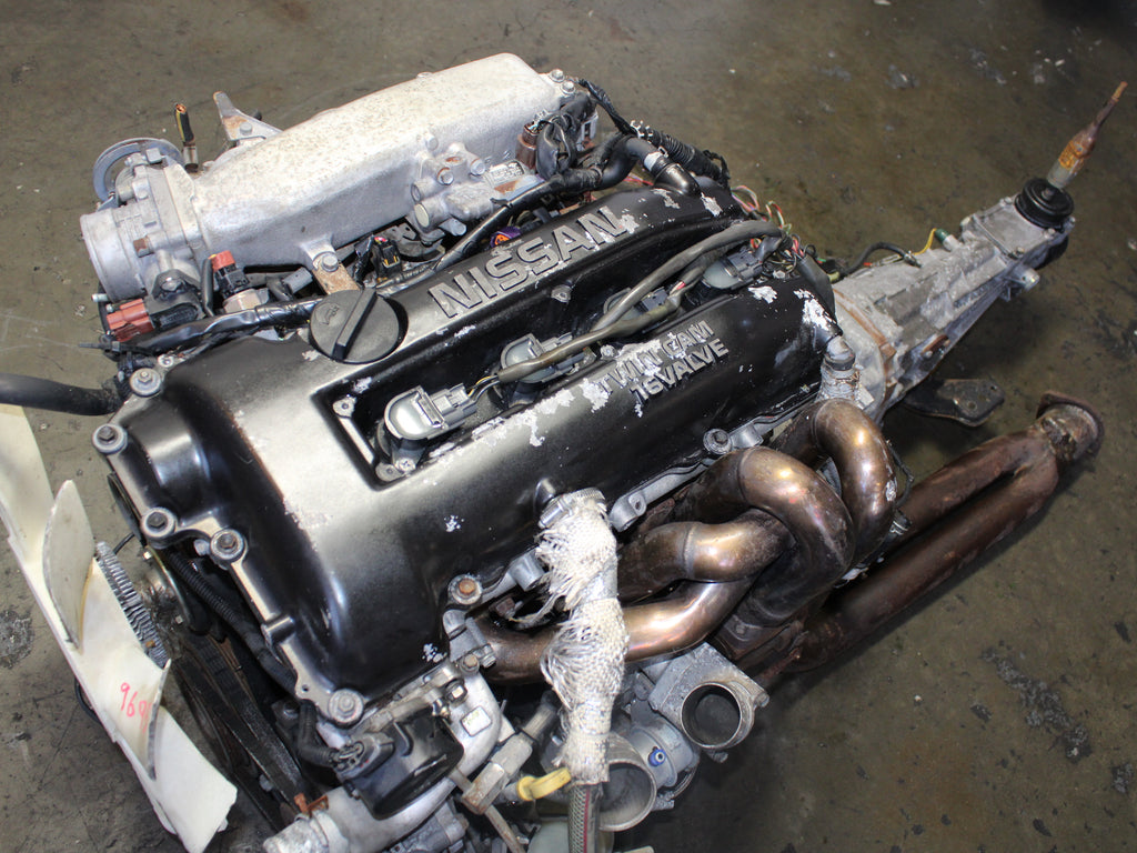 JDM 1994-1998 Nissan 240SX S14 Motor 5 Speed Manual Turbo SR20DET 2.0L 4 Cyl Engine