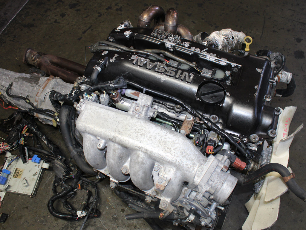 JDM 1994-1998 Nissan 240SX S14 Motor 5 Speed Manual Turbo SR20DET 2.0L 4 Cyl Engine