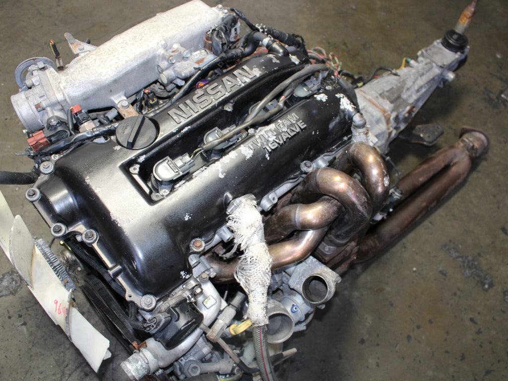 JDM 1994-1998 Nissan 240SX S14 Motor 5 Speed Manual Turbo SR20DET 2.0L 4 Cyl Engine