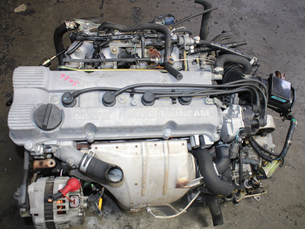 JDM 1993-2001 Nissan Altima Motor KA24DE A/T Transmission 2.4L 4 Cyl Engine